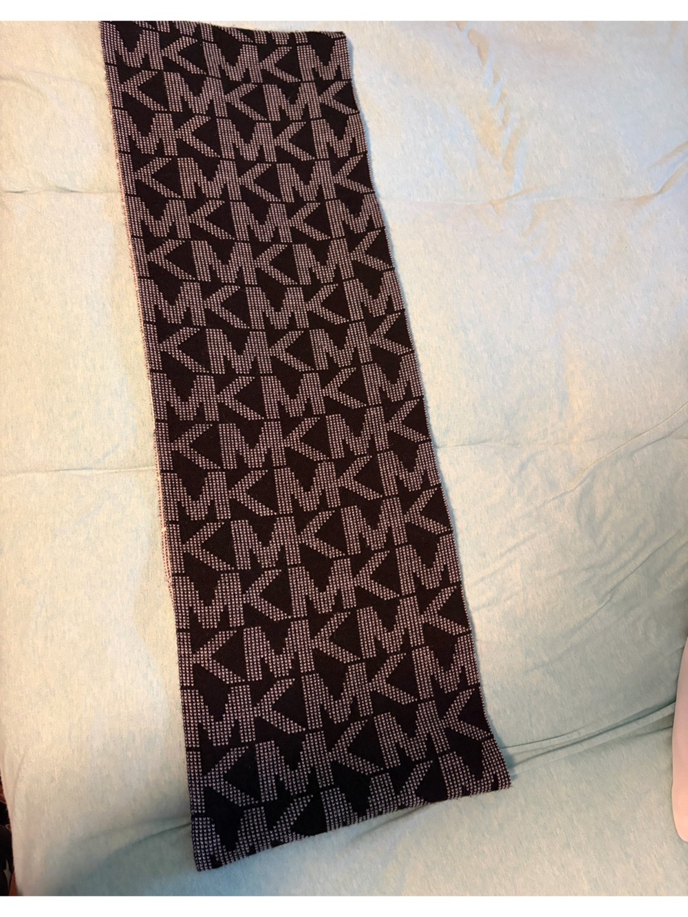 Michael Kors MK Logo Monogram Infinity Reversible Scarf